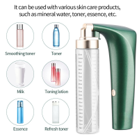 0.0012mm Spa Handheld Oxygen Injection Facial Sprayer High Pressure Face Deep Moisturizing Cleansing Airbrush Steamer Nano Mist