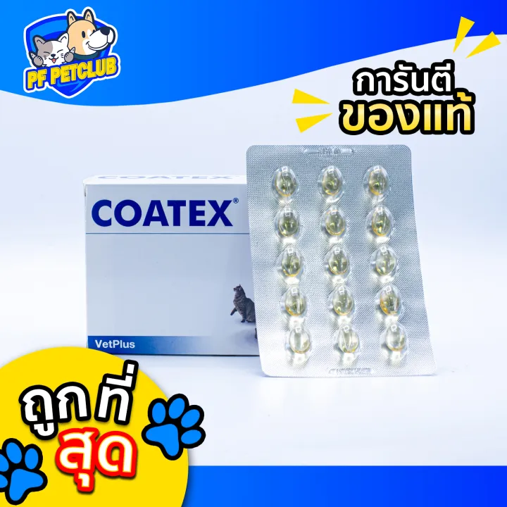 Coatex โค้ทเทคซ์ แบ่งขาย 1 แผง ( 15 แคปซูล)