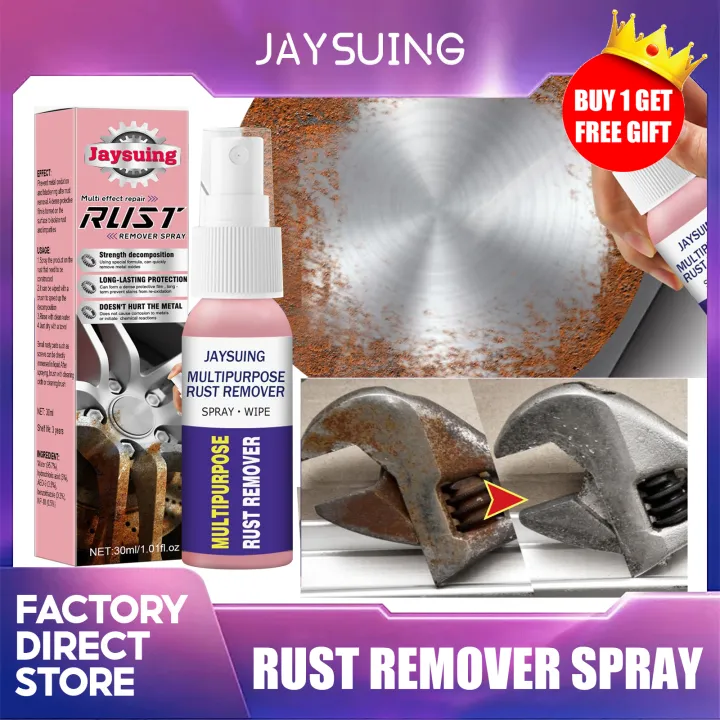 【BUY 1 GET FREE GIFT】JAYSUING Derusting Spray Car Rust Remover Car Rust