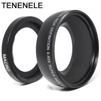 Camera 0.45x 37 43 46 49 52MM Wide Angle with Macro HD Optics es For Canon Nikon Fuji Camera Accessories