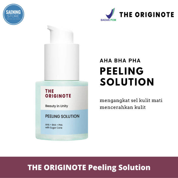 The Originote Peeling Solution - Serum Eksfoliasi Wajah untuk ...