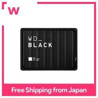 WD HDD แบบพกพา HDD 4TB WDBlack P10 USB 3.2 Gen1/[ทดสอบโดยผู้ผลิต PS4 Xbox One] WDBA3A0040BBK-WESN