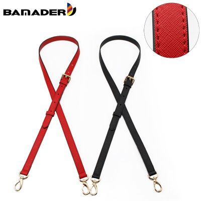 BAMADER Adjustable Thin Bag Strap Replacement Leather Cross Pattern Bag Shoulder Strap Woman Handbag Strap Accessories For Bags
