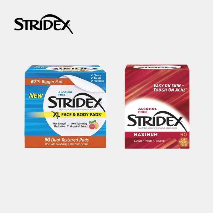 Stridex Salicylic Acid 90 Acne PadsoVy | Lazada PH