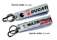 พวงกุญแจ DUCATI MULTISTRADA 950  ดูคาติ  สีเทา สะท้อนแสง มอเตอรไซค์ บิกไบค์ MOTORCYCLE BIKER KEYCHAIN