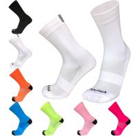 New Bike Socks Compression Running Cycling Socks Breathable Road Bicycle Socks Men Racing  Pedometers