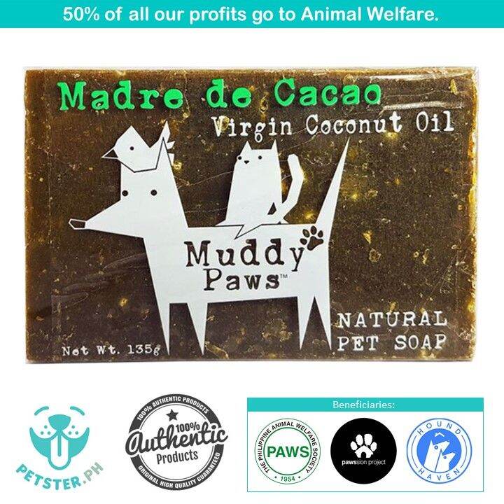 Muddy Paws Madre De Cacao 135g Soap Lazada PH