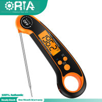 ORIA Upgraded Digital Meat Thermometer, Instant Reaction Cooking Thermometer with 5.9 Inch Long Probe, LCD Screen, Noncorrosive Materials, Auto OFF, for Meat, Food, Barbecue, Milk, Bath Water