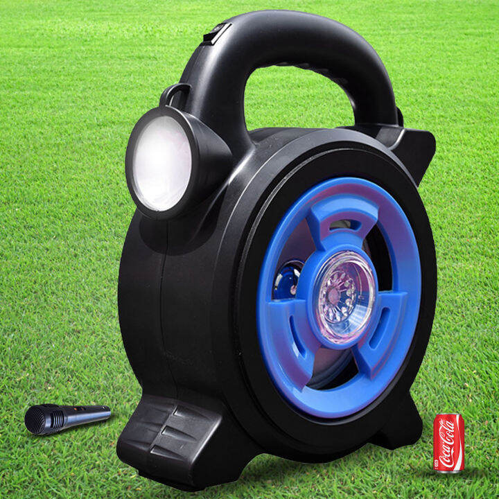 Premium Karaoke JPJ2 Flashlight Speaker with Microphone and FM Radio Lazada PH