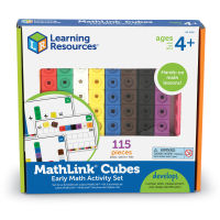 [4 ขวบ+] MathLink Cubes Early Math Activity Set [จากแบรนด์ Learning Resources]