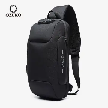 Amazon.com: OZUKO Sling Backpack Sling Bag Crossbody Backpack Shoulder  Casual Daypack Rucksack for Men (Black : Sports & Outdoors