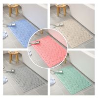 Bathtub Mat Non-Slip Suction Cup PVC Anti-Slip Anti-Bacterials Long Shower Mat Bathtub floor Mats Washable Rug Toilet Floor Mat