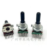 1 pcs RV161 B103/10K dual balanced audio amplifier volume potentiometer  single row  6-pin shaft  25mm long Guitar Bass Accessories