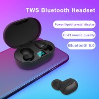 Noise Stereo Sound Cancelling Earbuds With Mic Wireless Bass Bluetooth In-Ear Earphone 5.0 Stereo E6S Bluetooth Headset Over The Ear Headphones