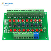 24V Hingga 5V 8 Modul Pengasingan Fotoelektrik Saluran DST-1R8P-N Tahap Voltan Penukar พีเอ็นพีเอาท์พุท Modul Isyarat PLC Unarduino สำหรับรถตุ๊กตุ๊ก