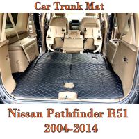 (Ready Stock) Suitable For Nissan Pathfinder Car Trunk Mats R51 Dedicated Fully Enclosed Leather Foot Pad Water-Proof Durable