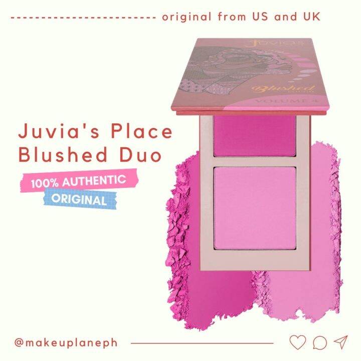 Juvias Place Blushed Duo Blush Lazada PH