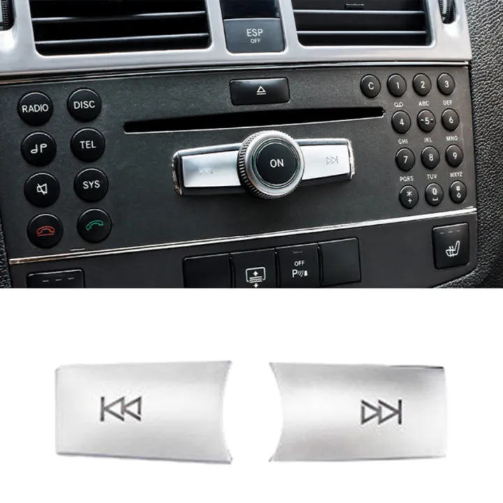 Car Console CD Panel Multimedia Switch Buttons Sequins Volume Button ...