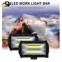 72W COB แถบไฟรถ Off-Road รถยกรถบรรทุกทำงาน Floodlight ไฟหน้า