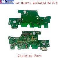 ต้นฉบับ Huawei MediaPad M3 8.4 BTV-DL09 BTV-W09 พอร์ตชาร์จ USB Flex Cable Dock Connector Fast Charge Board ไมโครโฟน