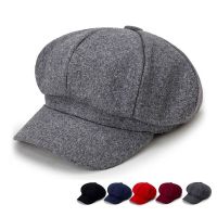 Short Brim Solid Color Shade ฤดูใบไม้ผลิฤดูใบไม้ร่วงผู้หญิง Beret Outdoor Sun Protection Unisex Peaked Cap Newsboy Cap