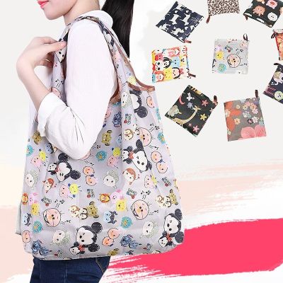 Cartoon Storage Bag Thick Waterproof Handbag Foldable Shopping Bags Reusable Grocery Eco Tote Bag