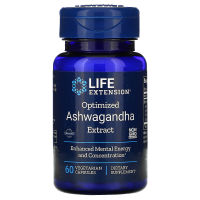 Life Extension, Optimized Ashwagandha, 60 Vegetarian Capsules