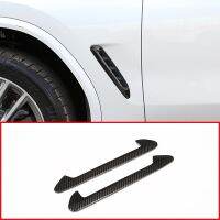 2 Pcs Carbon Fiber Style ABS Plastic For BMW X3 G01 2018 Year Car-Styling ABS Chrome Side Air Fender Vent Trim Car Essories