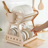 hot product kitchen dish storage rack table top drain bowl rack put tableware kitchen storage rack