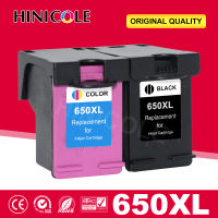 Hinisole ตลับหมึก650XL สำหรับ HP 650 XL สำหรับ HP650 Deskjet 1015 1515 2515 2545 2645 3515 3545 4515 4645เครื่องพิมพ์