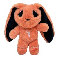 Anxiety Rabbit Plush Orange Rabbit Stuffed Animal 24cm Soft Orange Bunny Toy Rabbit High Elastic Plush Doll for Anxiety Relief Christmas Birthday Easter Gifts for Kids typical