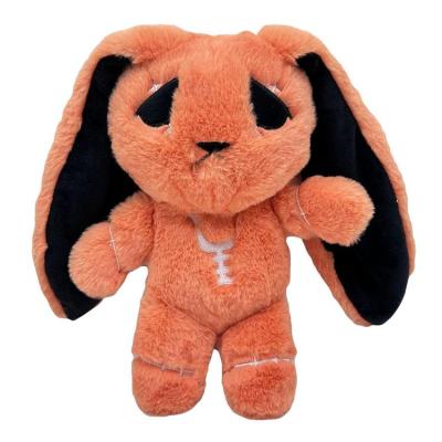 Cute Anxiety Rabbit Cute Stuffed Animal 24cm Soft and Fluffy Orange Bunny Toy Doll with High Elastic Comfort Plush for Boys Girls for Bedding efficient
