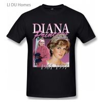 T-shirt 【Boutique Selection】เสื้อยืดแขนสั้น ผ้าฝ้าย 100% พิมพ์ลายกราฟฟิค Homage Princess Diana ของขวัญ สําหรับผู้ชาย LH  IGDH