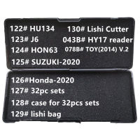 OCMN 122-130 # J6 KW18 HON63สำหรับ Suzuki2020 Suzuki-2020 HU134 Lishi กระเป๋า LiShi 2 In 1ช่างทำกุญแจเครื่องมือสำหรับทุกประเภท Cnsm