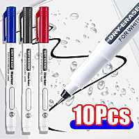 【CC】☇✤  Erasable Whiteboard Markers Extremely Thin Nib 0.5MM 0.7MM 1MM Dry Erasing Office Examination