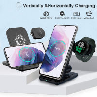 3 in 1 Wireless Charger For Samsung Galaxy Watch 4 Active 21 Galaxy Buds 23W Fast Charging Dock Station For Samsung S21S20