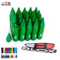 20PCS Blox M12X1.5/M12X1.25 High Quality Aluminium Extended Tuner Wheels Rims Lug Nuts With Spike HU-550NSPK Nails  Screws Fasteners