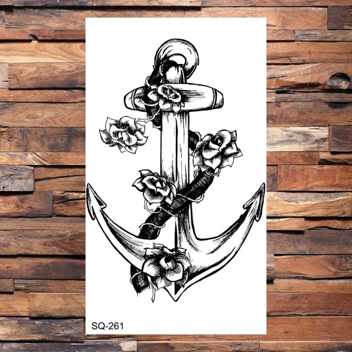 anchor-compass-temporary-tattoos-for-men-adults-realistic-infinity-flower-pirate-fake-tattoo-sticker-back-body-tatoos-hot-sale