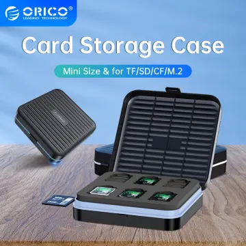 ORICO 12 Slots SD Card 12 Slots TF Card Waterproof Memory SD Card Case for  Computer Camera Cards Storage Organizer Anti-static