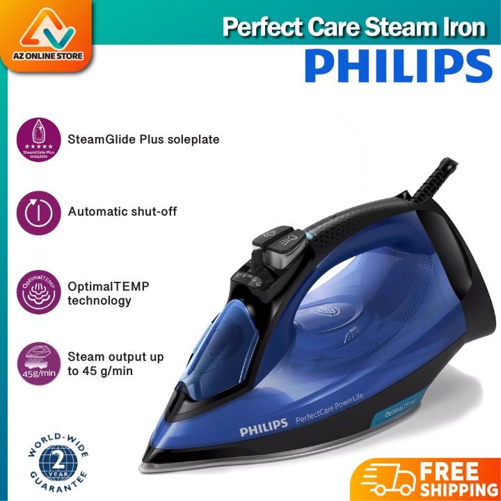 Philips PerfectCare Steam Iron (GC3920/26) PerfectCare PowerLife ...