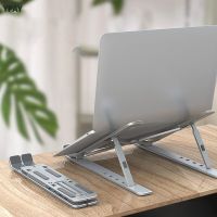 1Pc Portable Laptop Stand Foldable Support Base Notebook Stand Holder For Laptop Lapdesk Computer Cooling Bracket Riser Laptop Stands