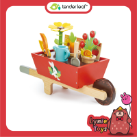 Tender Leaf Toys ของเล่นไม้ ของเล่นเด็ก ชุดรถทำสวน Garden Wheelbarrow Set