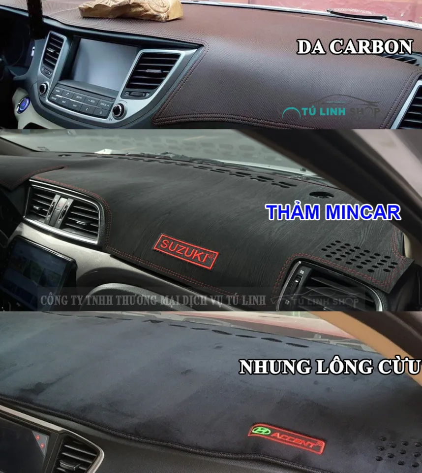 Thảm taplo Chevrolet Colorado chính hãng MINCAR hoặc bằng lông Cừu 3 lớp vàDa Cacbon | Lazada.vn