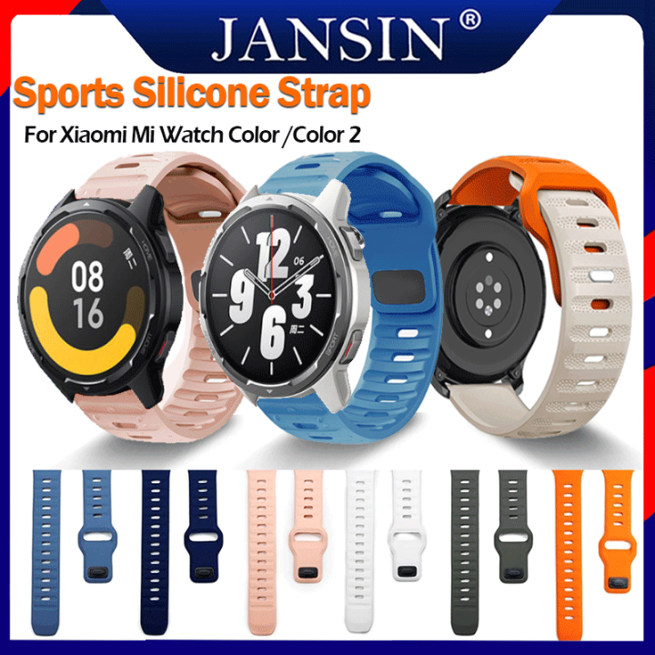 สาย-สำหรับ-xiaomi-mi-watch-color-2-สายนาฬิกา-สายซิลิโคนสำหรับเล่นกีฬาสำหรับ-xiaomi-mi-watch-color-ของแท้-สายแอปเปิ้ลวอช