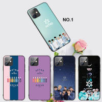 Casing หรับ iPhone 11 12 Mini X Xs XR Pro Max 6+ 6s+ 7+ 8+ 6 7 8 Plus 5 5s SE 2020 166H KPOP ASTRO Pattern Phone เคสโทรศัพท์ อ่อนนุ่ม TPU Black ปก