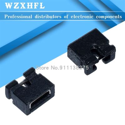 100pcs/lot 2.0mm jumper cap opening short-circuit cap short-circuit block connecting pin spacing 2.0mm WATTY Electronics