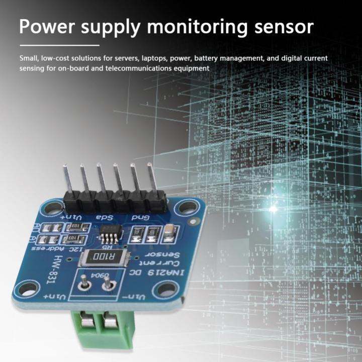 ina219-hw-831-i2c-โมดูลการเซนเซอร์ควบคุมพลังงานในปัจจุบันแบบสองทิศทาง