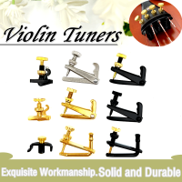 4Pcs ไวโอลิน Fiddler Fine Tuners Spinner Adjuster Strings Hooks 44 34 12 14 18สีดำ ทองเงินHill-Style,ชิ้นส่วนไวโอลิน