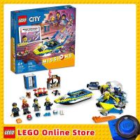 LEGO &amp; City-Ensemble de jouets de construction numériques interactifs pour enfants, police de leau, gère les missions ective, 60355, 278 pièces