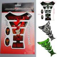 Fit for MT03 MT07 MT09 Tracer FZ6 FZ8 TMAX530/560/500 3D Motorcycle Demon Skull Protector Decal Gas Fuel Oil Tank Pad Sticker Decals  Emblems